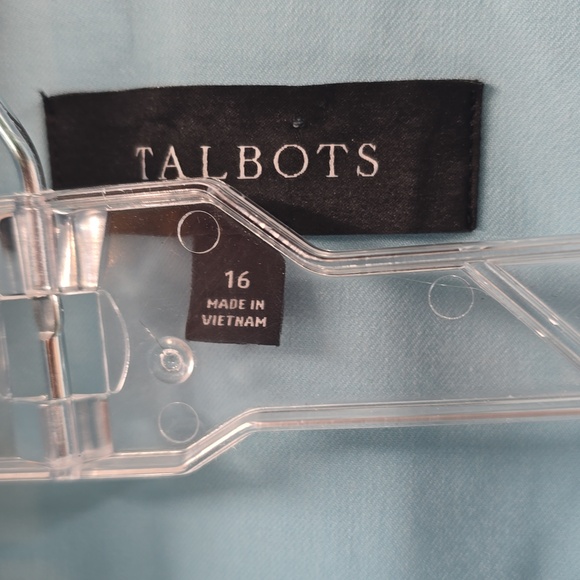 Talbots Light Blue Double-Breasted Blazer and Pants - Picture 2 of 12